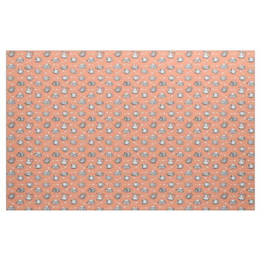 TEA TIME FABRIC STOFF (Fat Quarter (45,7 x 55,9 cm))