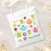 Tea Time Favor Bags Geschenktütchen (Ausgeschnitten)