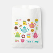 Tea Time Favor Bags Geschenktütchen (Vorderseite)