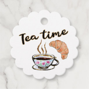 Tea time Favor Tags, tea paty supplies tea party Geschenkanhänger