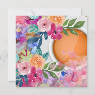 Tea Time Feiertagskarte