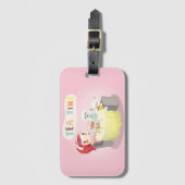Tea Time Gepäckanhänger (Vorderseite Vertikal)