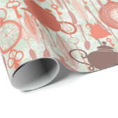 Tea Time Geschenkpapier (Rolleneckpunkt)