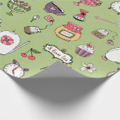 Tea Time Geschenkpapier (Ecke)
