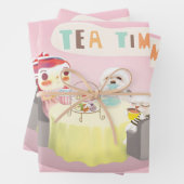 Tea Time Geschenkpapier Set (Beispiel)