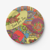 Tea Time Hats Pappteller (Vorderseite)