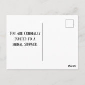 Tea Time in Bloom Postkarte (Rückseite)