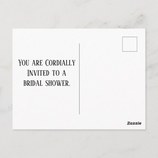 Tea Time in Bloom Postkarte (Rückseite)