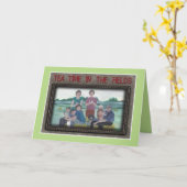 "Tea Time in the Fields" St. Patrick's Day Card Karte (Gelbe Blume)