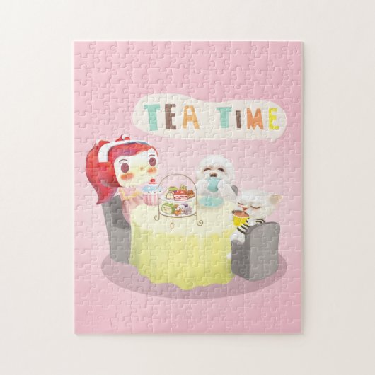 Tea Time Jigsaw Puzzle (Vertikal)