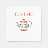 TEA TIME KAFFEE TASSE SERVIETTE (Vorderseite)