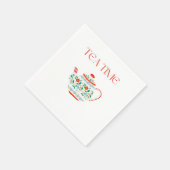 TEA TIME KAFFEE TASSE SERVIETTE (Ecke)