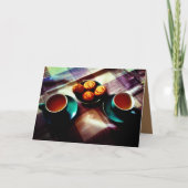 Tea Time Karte (Vorderseite)