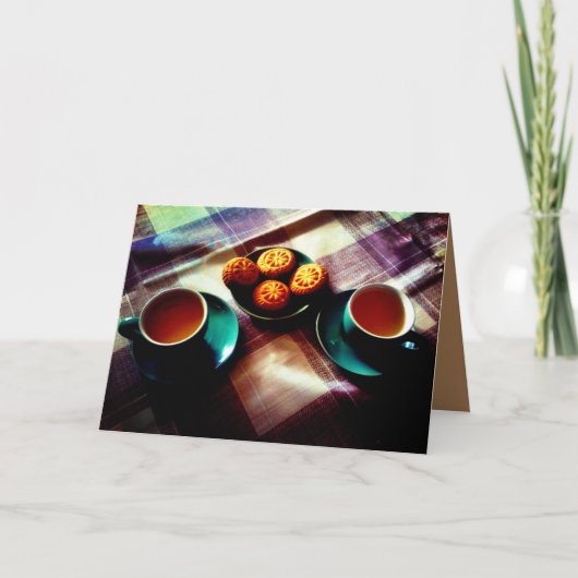 Tea Time Karte (Vorderseite)