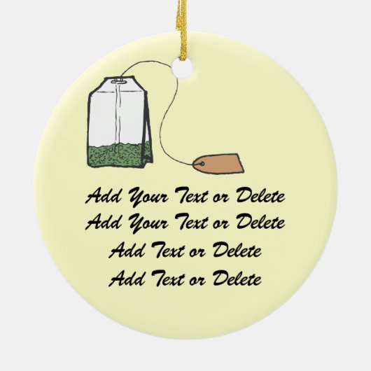 Tea Time Keramik Ornament (Hinten)