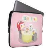 Tea Time Laptopschutzhülle (Vorne Rechts)