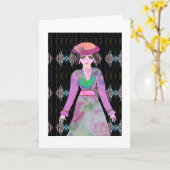 Tea time LeeMarie's kreatives Design Karte (Gelbe Blume)