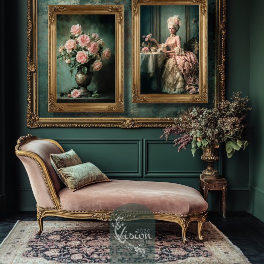 Tea Time Mary Antoinette Heavy Weight Decoupage Geschenkpapier Set