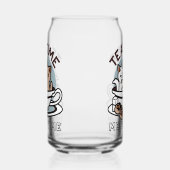 Tea Time Meow Time - Niedliches Katzen- und Teedes Dosenglas (Rechts)