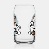 Tea Time Meow Time - Niedliches Katzen- und Teedes Dosenglas (Links)