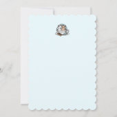 Tea Time Meow Time - Niedliches Katzen- und Teedes Einladung (Rückseite)