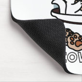 Tea Time Meow Time - Niedliches Katzen- und Teedes Mousepad (Ecke)