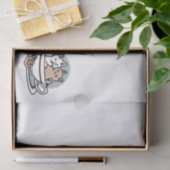 Tea Time Meow Time - Niedliches Katzen- und Teedes Seidenpapier (Geschenk)