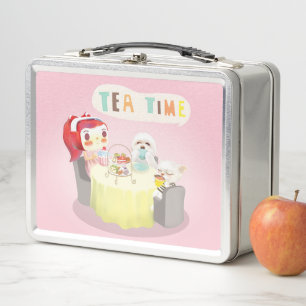 Tea Time Metall Brotdose