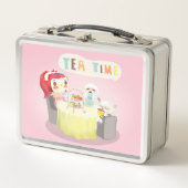 Tea Time Metall Brotdose (Vorderseite)