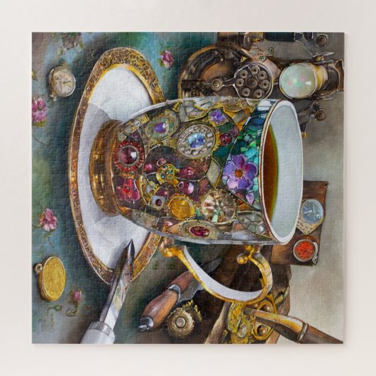 Tea Time mit dem Zeitreisenden Puzzle (Horizontal)