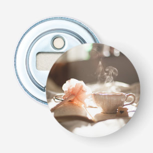 Tea Time mit einem guten Buch Flaschenöffner