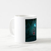 Tea Time mit einem verträumten Mädchen Kaffeetasse (Vorderseite Links)
