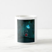 Tea Time mit einem verträumten Mädchen Kaffeetasse (Mittel)