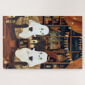 Tea Time mit Ghosts Jigsaw Puzzle (Horizontal)