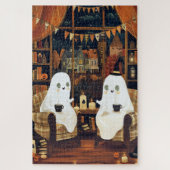 Tea Time mit Ghosts Jigsaw Puzzle (Vertikal)