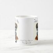 Tea Time mit meinem Boxer personalisieren Kaffeetasse (Mittel)