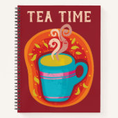Tea Time Notebook Notizblock (Vorderseite)
