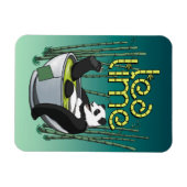 Tea Time Panda Magnet (Horizontal)