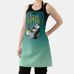 Tea Time Panda Schürze