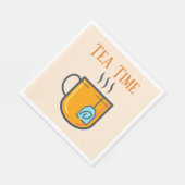 Tea Time Paper Napkin Serviette (Ecke)