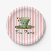 Tea Time Pappteller (Vorderseite)