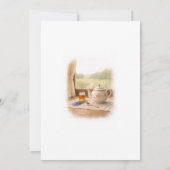 Tea Time Party Sweet Baby Shower Invitation Einladung (Rückseite)