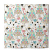Tea Time Pattern Fliese (Vorderseite)