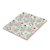 Tea Time Pattern Fliese (Seite)