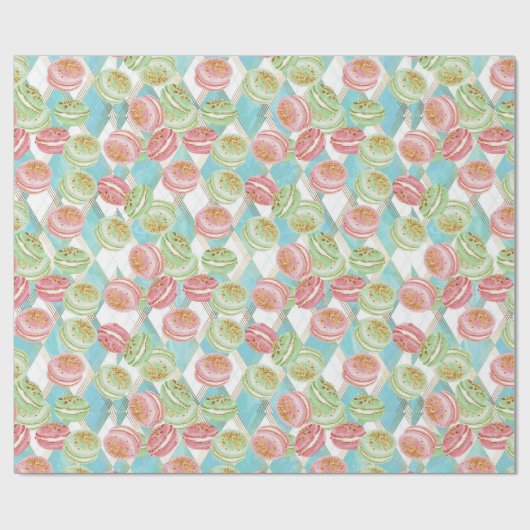 Tea Time Pattern Geschenkpapier (Flach)