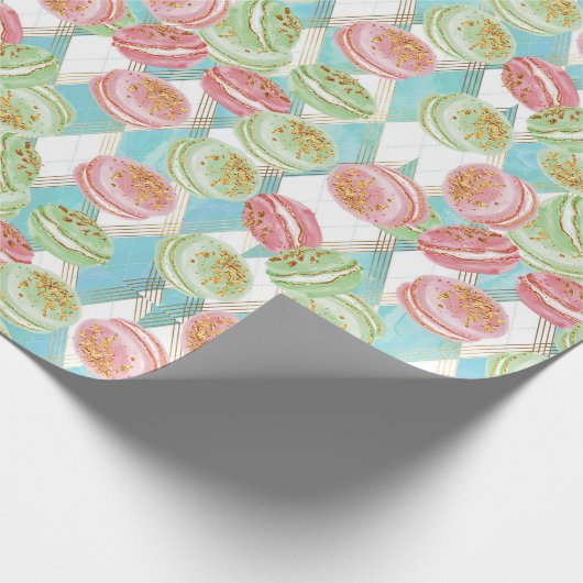 Tea Time Pattern Geschenkpapier (Ecke)