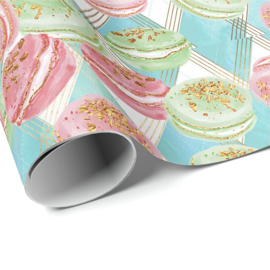 Tea Time Pattern Geschenkpapier (Rolleneckpunkt)