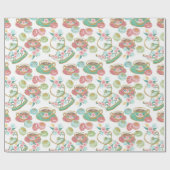 Tea Time Pattern Geschenkpapier (Flach)