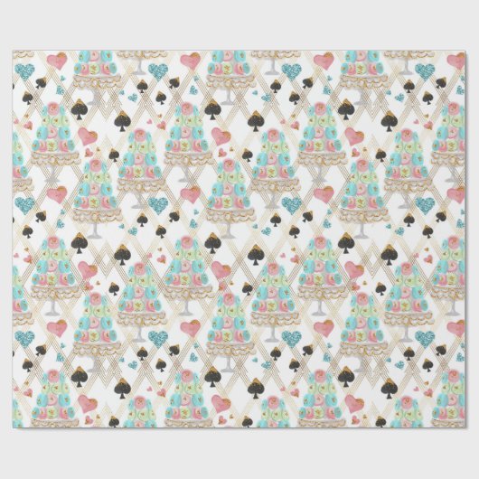 Tea Time Pattern Geschenkpapier (Flach)