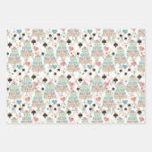 Tea Time Pattern Geschenkpapier Set (Vorderseite 2)